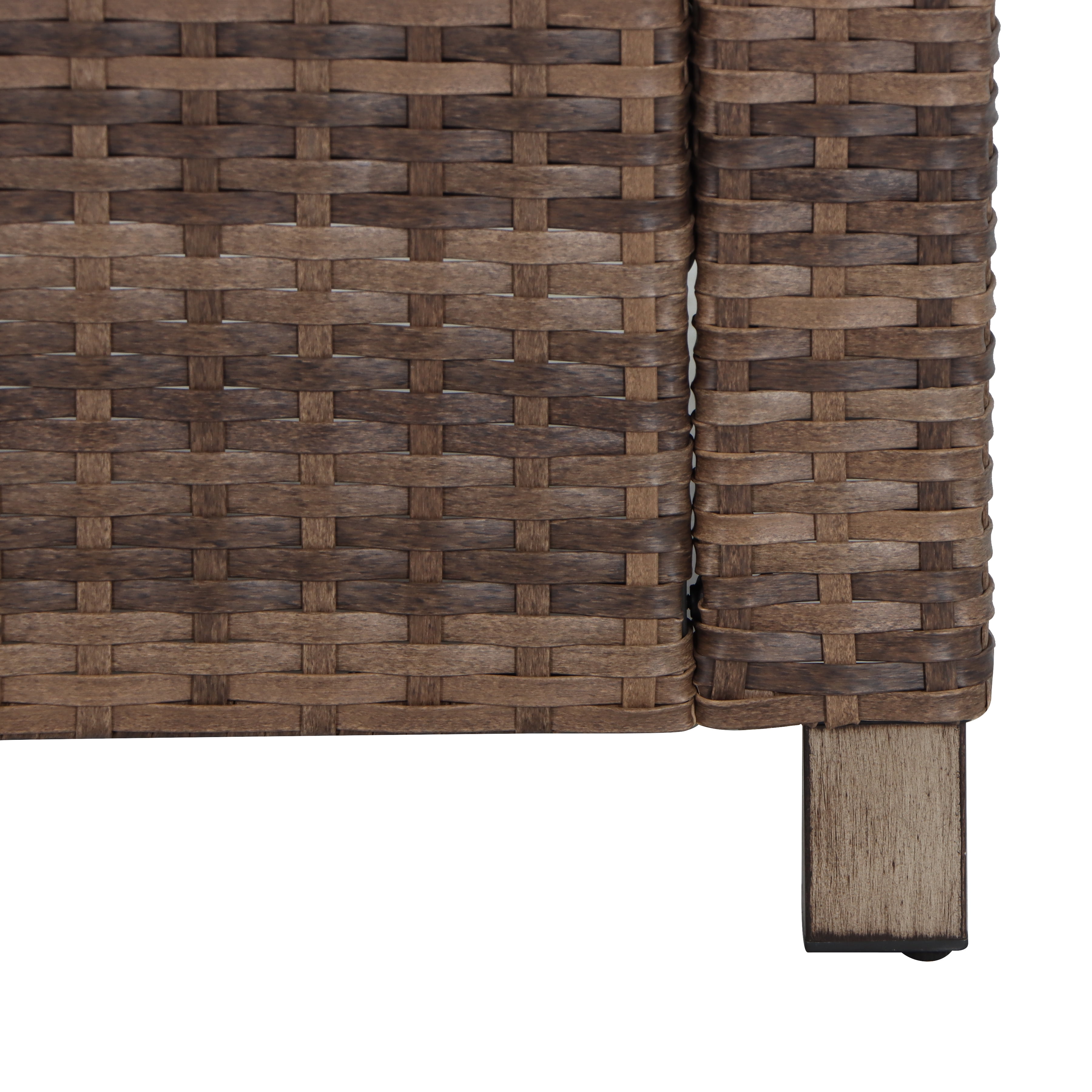 Better Homes & Gardens Brookbury Outdoor 2pk Club Chairs, Brown Wicker, Beige Cushion