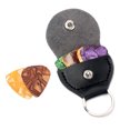 thumbnail image 2 of Soporte portátil para púas de guitarra estuche de púa de guitarra de cuero bolsa accesorios para guitarra FLhrweasw Nuevo, 2 of 7