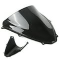 thumbnail image 4 of Motorcycle Windshield, Wind Deflector PC Wind Screen, Motorbike Accessory Fit For  GSXR 600/750 K6 2006-2007 Ndshield Visor Motorcycle Visor Black,Transparent, 4 of 8