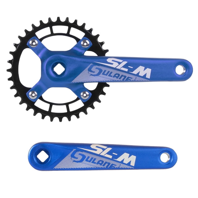 Multiplicacion para bicicleta de montaña 12V- 36D (Acero) 170mm (Aluminio) negro/azul Mariluz azul