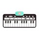thumbnail image 1 of Tapete de piano de piso para niños pequeños, tapete musical para niños con 14 teclas, regalo de cumpleaños, música blanco y negro, 1 of 9