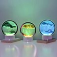 thumbnail image 4 of Lampe de Table Liquide Créative Art Flottant 3D Sable, Couleur RGB Chan, 4 of 5