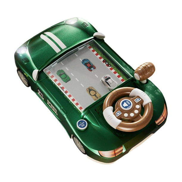 Juego de coches de carreras para niños con volante, regalo de cumpleaños simulado, juego de conducción para niños a partir de 3 años