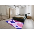 thumbnail image 5 of Ahgly Company Machine Washable Indoor Rectangle Transitional Blossom Pink Area Rugs, 2' x 3', 5 of 7
