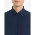 thumbnail image 4 of Chaps Men's Navy Performance Dress Shirt, Sizes 14"-32", 15"-32", 16"-32", 15"-34", 16"-34", 17"-34", 4 of 7