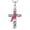 Cardinal, variant on Cross Hummingbird/Dragonfly/Cardinal Necklace 925 Sterling Silver Cross Necklace Jewelry Gifts for Women