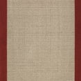 Free Shipping! Mainstays Traditional Faux Sisal Olefin Red Border