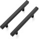 thumbnail image 1 of Juego de 20 Tiradores cuadrados MACHAO acero inoxidable negro mate 15,2 cm, 1 of 5