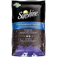 sun gro Sunshine 119 1.50 CFL P Container Potting Mix, Brown/Earthy, Granular Grain, 50