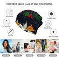 thumbnail image 5 of Disketp Merry Christmas Elk Slouchy Beanie Hip-Hop Soft Lightweight Running Beanie Adult Hats Chemo Cap for Men Women, 5 of 8