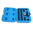 thumbnail image 1 of Wheel Locking Nut Key Set Anti Theft Wheel Locking Key Set 22 Pcs Alloy Steel Anti Theft Screw Sleeve Locking Wheel Nut Key Socket Set, 1 of 8