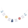 Nautical Felt Pennant for Baby Birthy Shower/ Anchor / Pirate Theme Party Supplies Decorations