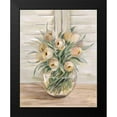 thumbnail image 2 of Vassileva, Silvia 12x14 Black Modern Framed Museum Art Print Titled - Blush Floral Bouquet, 2 of 5