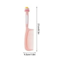 thumbnail image 3 of Kids Hair Brush Detangling Comb Soft Silicone Handle Gentle Styling Tool For Girls Boys Toddler Children Daily, 3 of 5