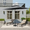 thumbnail image 6 of Pellebant Garden 9’ Rectangular Patio Umbrella with Push Button Tilt, 6 of 9