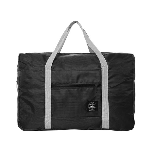 Ygjytge Bolsas Plegables Impermeables Color Sólido Portátil (negro)