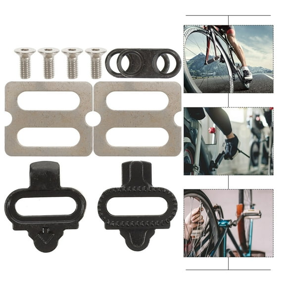 WESIEVYA 1Set Steel Pedal Cleat for Cyclists with System Compatibility and Efficient Pedaling 1.38x1.30x0.79in