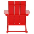 thumbnail image 6 of Parkdale Outdoor HDPE Plastic Adirondack Rocking Chair in Red, 6 of 8