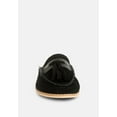 thumbnail image 3 of EDMANDA Tassle Detail Leather Mules in Black, 3 of 8