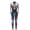 yue866-01-Green, variant on KHONTS Women's 3D Mechanical Robot Skeleton Print Halloween Jumpsuit Romper Outfit 02-White S