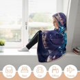 thumbnail image 6 of Goosebumps Hooded Blanket Poncho Wearable Blanket Hoodie Cozy Soft Warm Flannel Fleece Throw Blanket for Women Men Boys Girls, 6 of 7