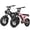 Black+Pink, variant on ESKUTE 2 Pcs V100 Electric Bikes for Teens & Adults – 750W (Peak 1500W), 28 MPH, 48V 13Ah, 16"x4.0" Fat Tire, 7-Speed E-Bike with Dual Suspension Black & Black, UL2849