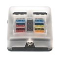 thumbnail image 4 of Caja de fusibles de 6 vías con luz LED negativa Compatible con automóviles, vehículos recreativos, automóviles, barcos y barcos, 4 of 4