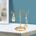 thumbnail image 4 of Metal Ear Stud Holder Photography Props Multipurpose Storage Rack Hanger Earring Display Stand for Closet Showcase Pendant Bangle Necklace Style C, 4 of 8