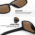 thumbnail image 4 of Gafas de sol MEETSUN con protección UV400 polarizadas, paquete de 2, 4 of 6