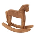 thumbnail image 1 of Trojan Horse Decorations, Lucky Wooden Rocking Horse Ancient Hand Carved  For Bedroom For Office, 1 of 8