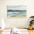 thumbnail image 3 of Elephant Stock Ocean Breeze I Wall Art - Horizontal Canvas Wall Art - Living Room Wall Decor - Abstract Canvas - Blue And Beige Decor By Carol Robinson - 12" x 8", 3 of 8