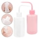 thumbnail image 3 of Zhuge Botella de líquido compresible, 150 ml, rosa + blanco, 2 unidades, ideal para una variedad de aplicaciones, 3 of 5