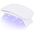 thumbnail image 1 of Blanco - 1 pieza Máquina de arte de uñas UV Mini lámpara de uñas portátil USB para manicura Pegamento para insectos Esmalte de uñas Manicura Pedicura Hogar, 1 of 5