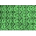 thumbnail image 1 of Ahgly Company Indoor Rectangle Abstract Emerald Green Modern Area Rugs, 2' x 3', 1 of 4
