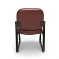 thumbnail image 4 of OFM Vinyl Padded Back Armless Reception Chair in Wine, 4 of 5