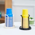 thumbnail image 4 of Vwrxbz Disposable Paper Cup Dispenser Desktop Storage Rack Holder Organizer with Lid, 4 of 8