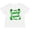 AA-White, variant on Inktastic Sassy Lassy with Green 4 Leaf Clovers Boys or Girls Baby T-Shirt