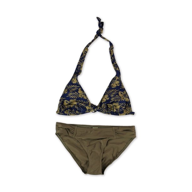 Tommy Bahama Tiki Moon Brief Bikini de 2 piezas para mujer, marrón, mediano Tommy Bahama Bikini