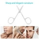 thumbnail image 2 of Tijeras de seguridad Vibrissa de acero inoxidable, recortadoras de vello nasal, tijeras para cejas, 2 of 7