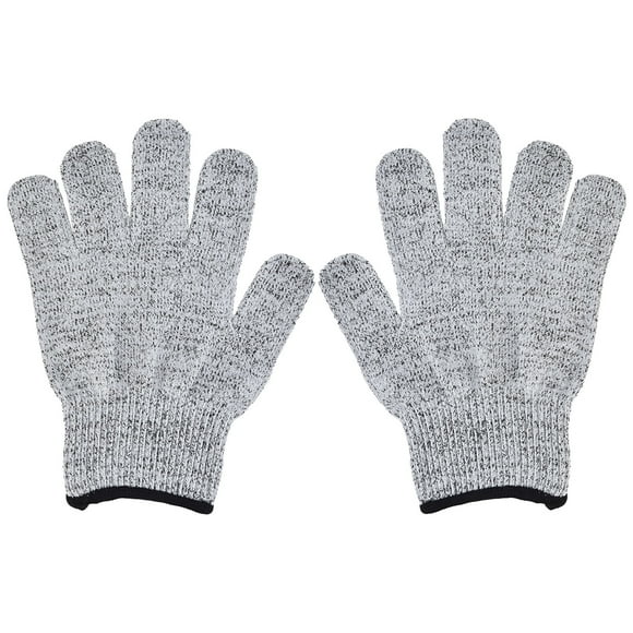 Guantes de jardinería Jadeshay Puños largos Grises y Negros Tamaño M