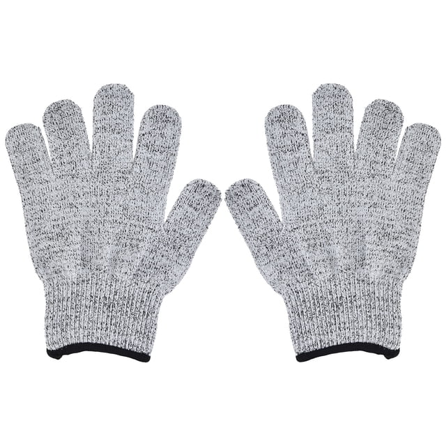 Guantes de jardinería Jadeshay Puños largos Grises y Negros Tamaño M