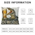 thumbnail image 5 of I Love Beer and Crocodiles Animal Rescue Drinking Throw Pillow,  Multicolor, 5 of 5