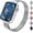 Silver, variant on REQO for Apple Watch Band Series Ultra SE 8 7 6 5 4 3 2 1 38mm 40mm 41mm 42mm 44mm 45mm 49mm, Stainless Steel Slim & Thin Mesh Magnetic Clasp Strap Women and Girl Replacement Band for iWatch(38MM)