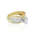 thumbnail image 3 of Rachel Koen Marquise Cut Diamond Engagement Ring Set 14K Yellow Gold 1.05Cttw, 3 of 10