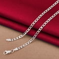 thumbnail image 3 of Collar cadena plata corto Slinkz 1Pza Plata S925 Chapa 40cm 12mm de grosor., 3 of 5