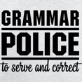 thumbnail image 3 of CafePress - Grammar Police Sweatshirt - Crew Neck Sweatshirt, 3 of 4