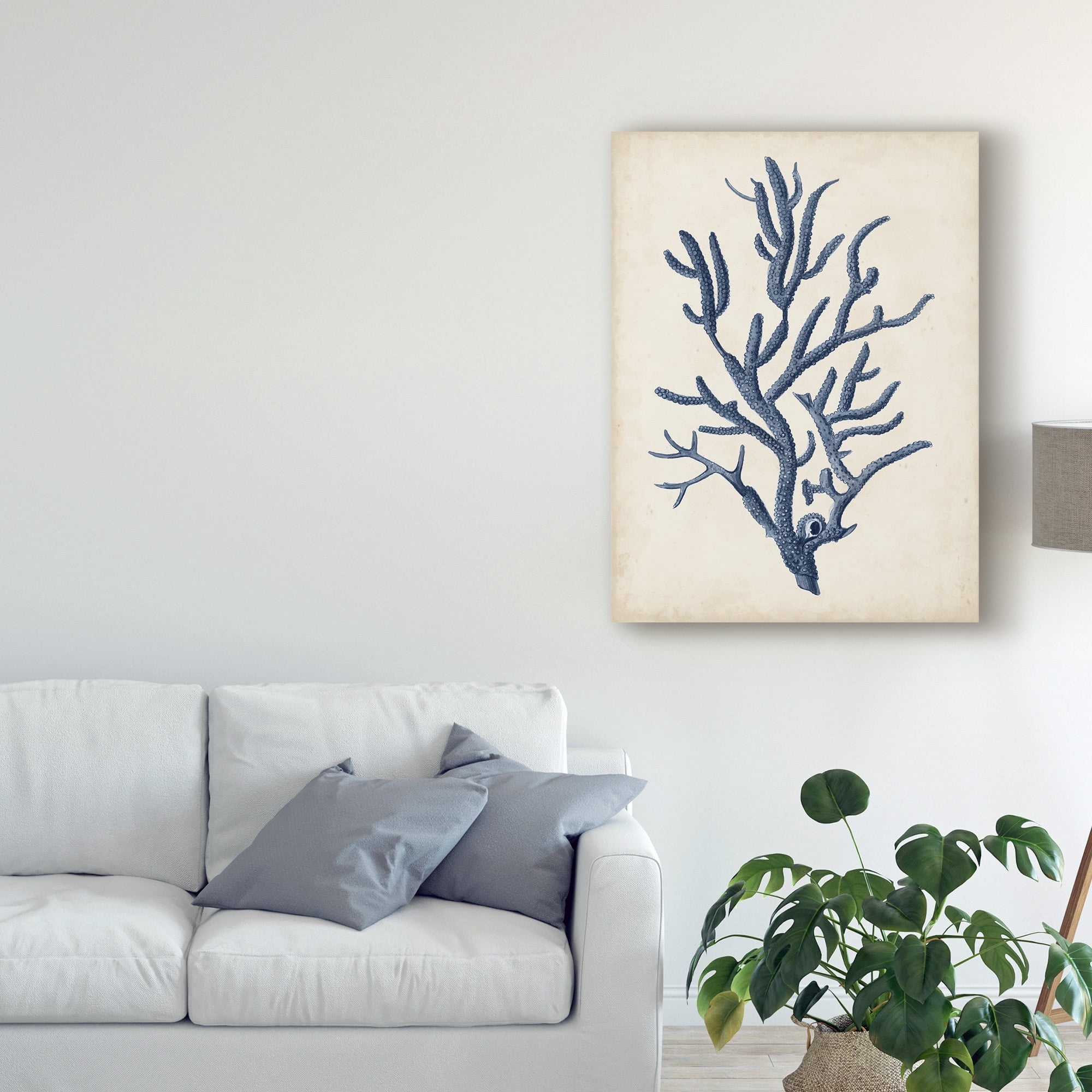 Trademark Fine Art 'Indigo Coral IV' Canvas Art by Vision Studio