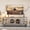 Ancient White-Without Fireplace, variant on Hemvt 58" Fireplace TV Stand for 65 Inch TV, Entertainment Center with Storage, Faux Stone Media Console for Living Room, Cherry