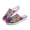 Abstract Art, variant on Lightweight Mesh Clogs for Outdoor EVA Mesh Material Half Shoes Mesh Slip On Shoes Stylized Dog Red Glasses