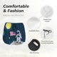 thumbnail image 4 of Balery Astronaut With USA Flag Pantalones cortos deportivos para mujer con forro y dos bolsillos, elásticos, para entrenamiento, gimnasio, yoga-Large, 4 of 7